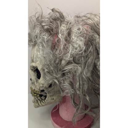 Easter Unlimited Skull Ghoul Mask Hair Fun World Rare Halloween Retro Horror VTG