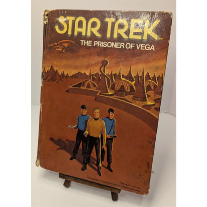Vintage 1977 Star Trek The Prisoner of Vega Hard Cover Random House Kids Book