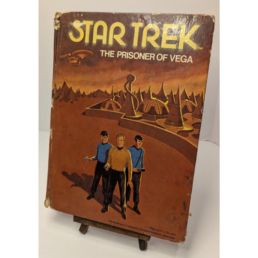 Vintage 1977 Star Trek The Prisoner of Vega Hard Cover Random House Kids Book
