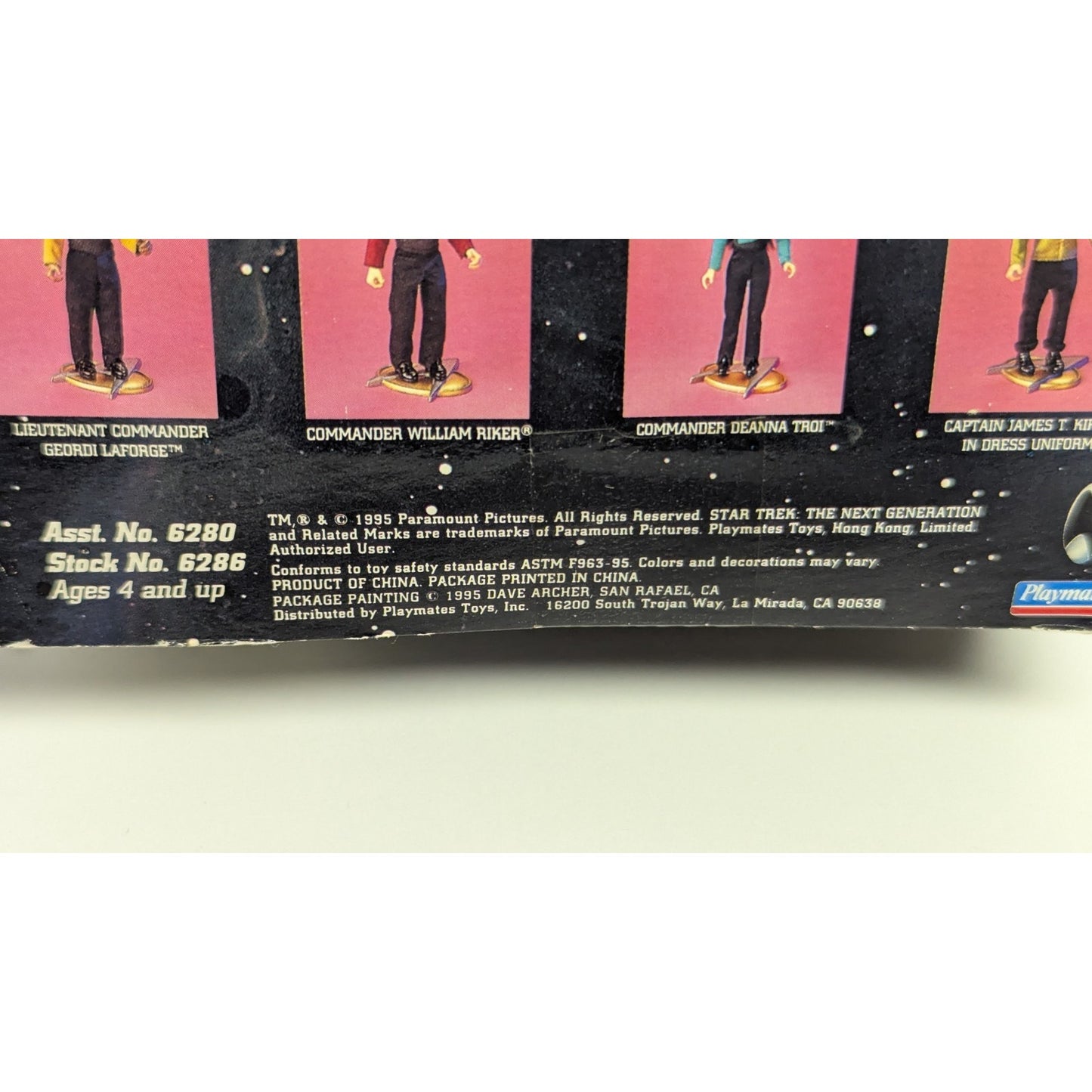 Star Trek DS9 Worf 9" Figure Playmates Toys 1995 Alien Edition Collector Series