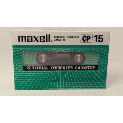 Vintage Maxell CP-15 Personal Computer Cassette Sealed New 15
