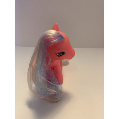 Vintage 2002 My Little Pony G3 Cotton Candy Pink White Blue Hair
