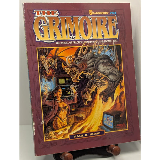 Shadowrun The Grimoire Second Edition 7903 Vintage RPG Sourcebook 1992