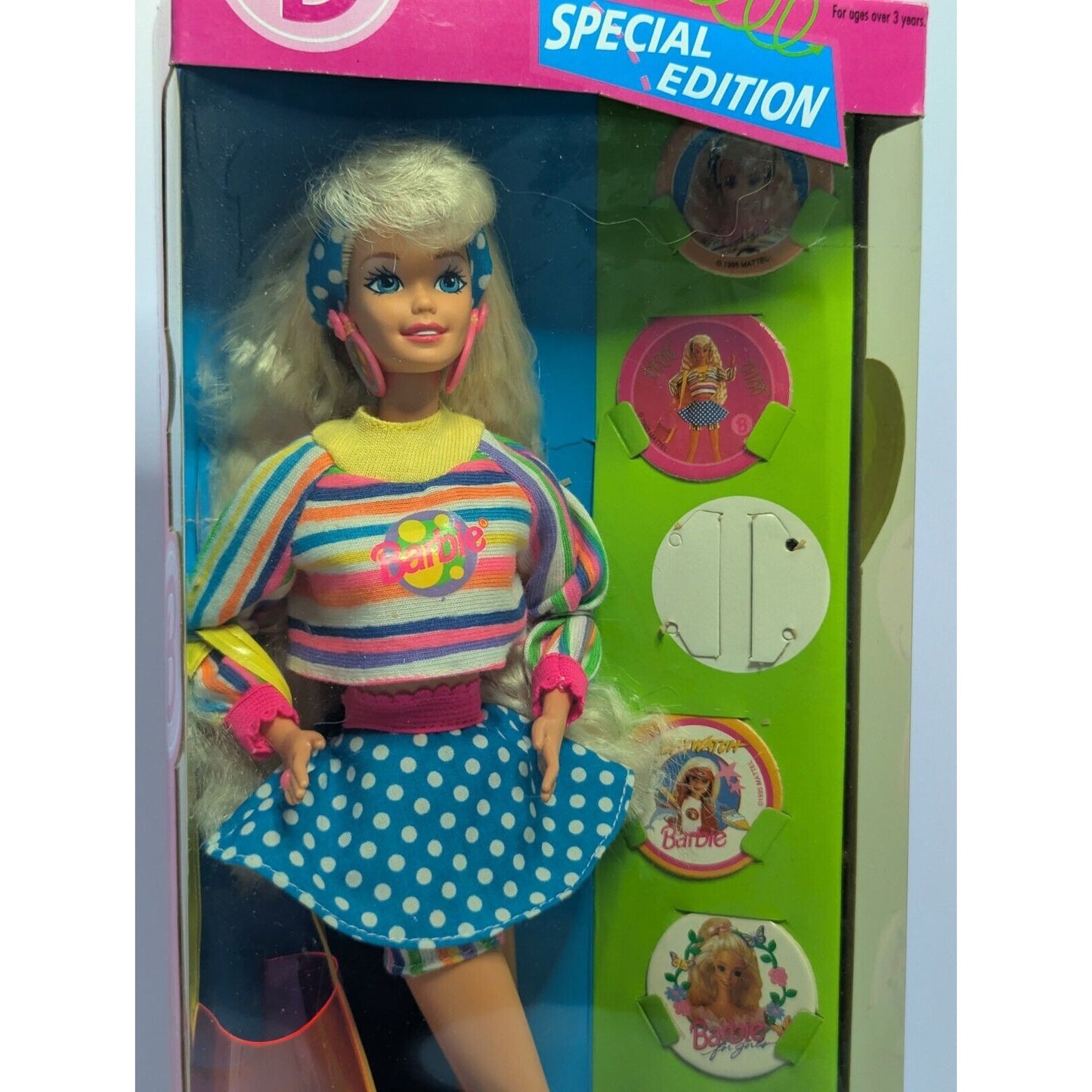 Barbie World POG Fun Doll Special Edition 1994 Mattel #13239