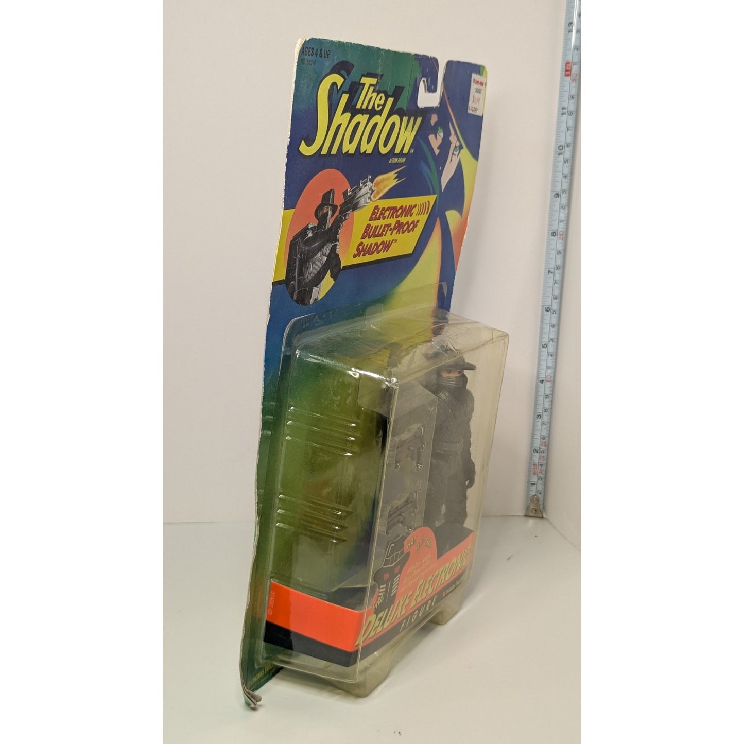 90s The Shadow Electronic Bullet Proof Shadow Deluxe Action Figure Vintage Kenner
