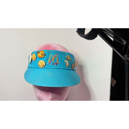 Lot of 8 Vintage McDonald's Lapel Pins Crew Promotions with 90s Rare Teal Visor