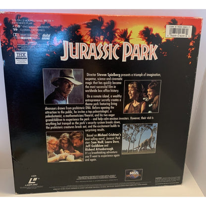 Jurassic Park Laserdisc 2-Disc Widescreen THX Gatefold TESTED