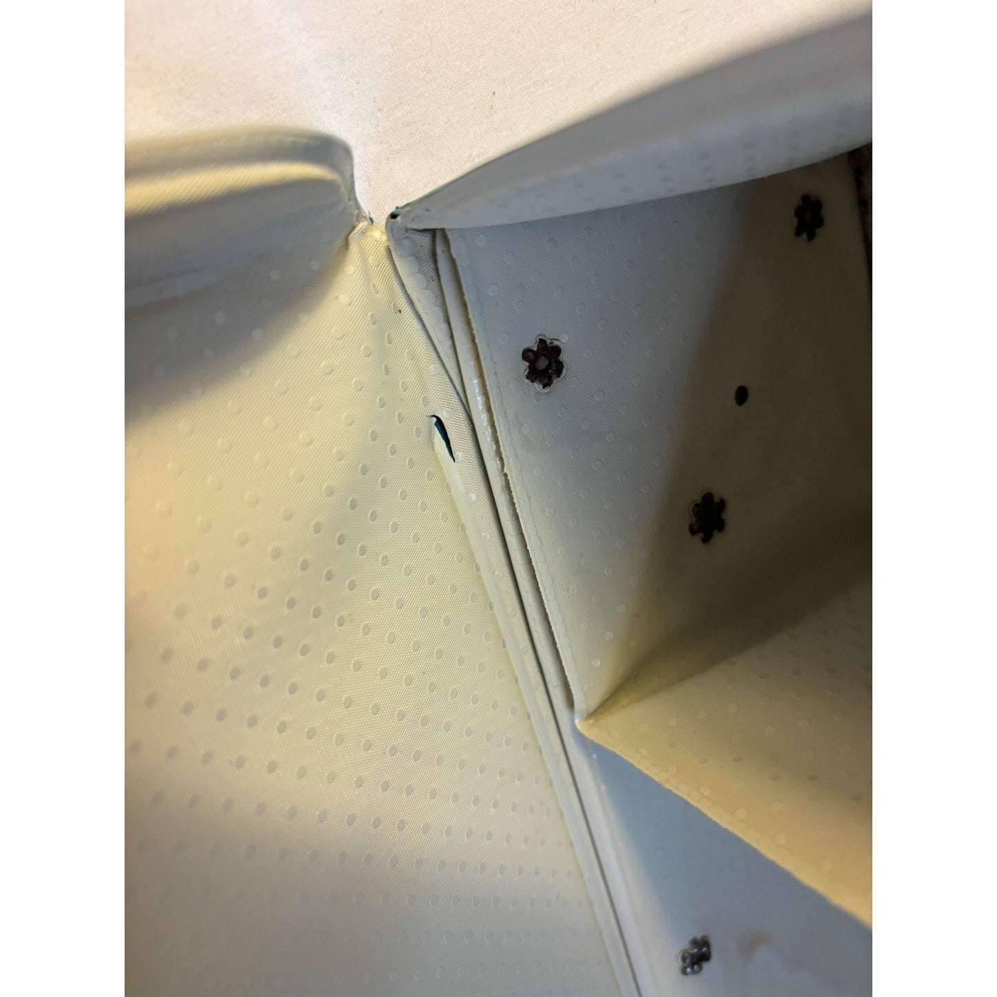 Vintage TURQUOISE Teal 1961 Ken And Ponytail Barbie Doll Carrying Case