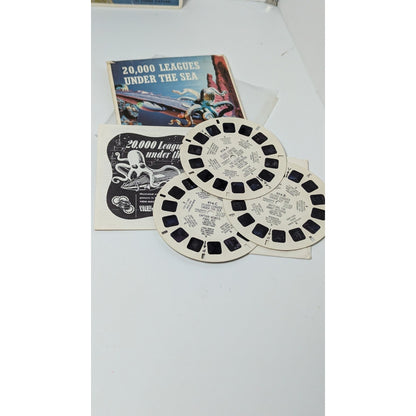 Vintage Sawyer Viewmaster Model C w/20,000 Leagues Flintstones Yogi Bear Reels