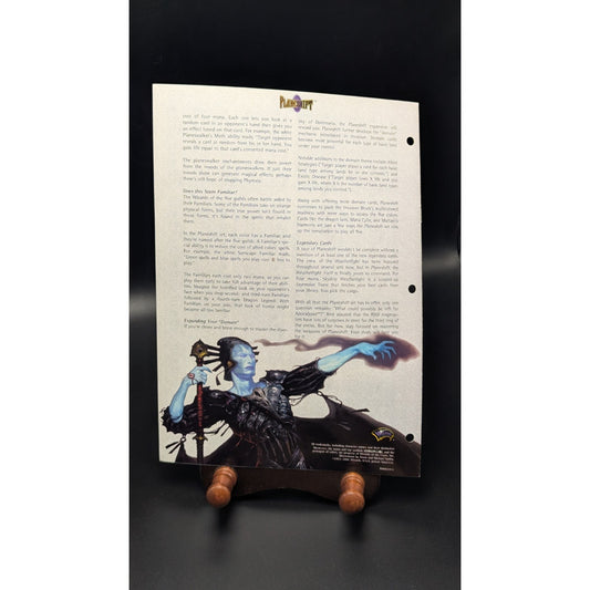 Vintage 2001 Magic the Gathering PLANESHIFT Card Encyclopedia 3 Ring Insert