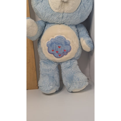 Vintage Care Bears GRUMPY Bear Stuffed Plush 13" Kenner 1983 Storm Cloud Patch