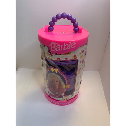 Barbie Accessory Case One Drawer Cylinder Organizer Mattel Tara Toy Vintage 1991