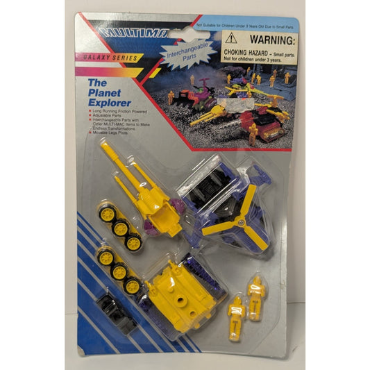 Vintage 80s Multimac Galaxy Series The Planet Explorer Building Toys Sky Patroller