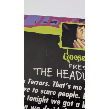 Goosebumps TV Book #7 The Headless Ghost by R. L. Stine First Print