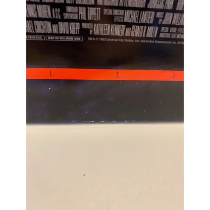 Jurassic Park Laserdisc 2-Disc Widescreen THX Gatefold TESTED