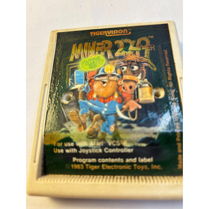 Tigervision Miner 2049er Video Game Cartridge Only Atari 2600 7800 Tested Works