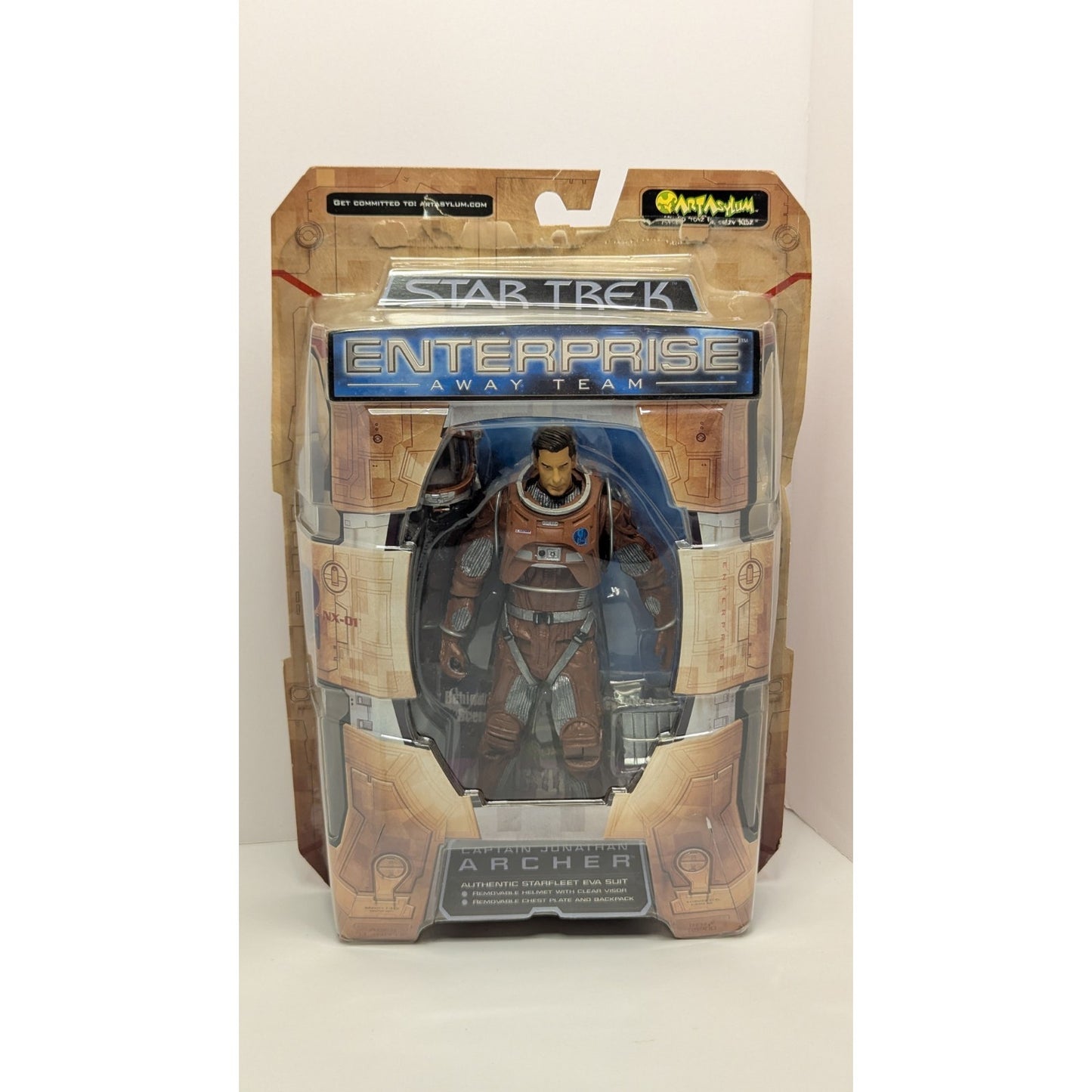 Art Asylum Action Figure Star Trek Enterprise Captain Jonathan Archer 2002