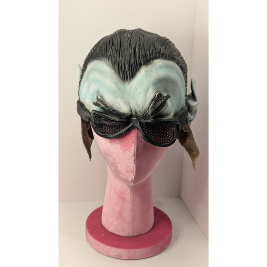 2004 Paper Magic Group Vampire Elvis Pointy Ears & Glasses Halloween Half Mask