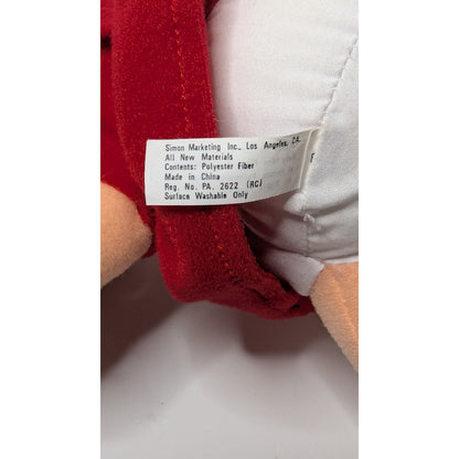 Vintage 1987 McDonalds Muppet Babies Plush Christmas Baby Miss Piggy W/Tag