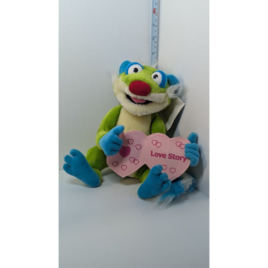 Vintage Bear & The Big Blue House Jim Henson Treelo Love Story 8" Plush