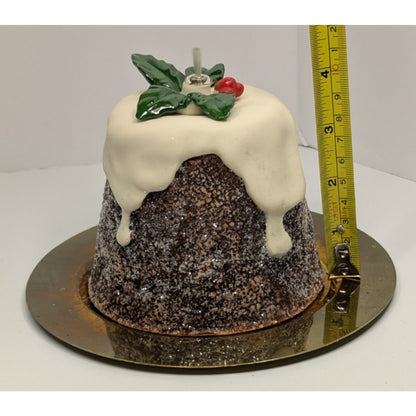 Dept 56 Plum Pudding Oil Lamp Vintage Christmas Holiday 1985
