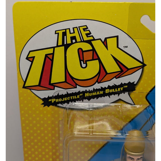 Vintage 1995 Bandai Fox Kids The Tick Action Figure NEW Projectile Human Bullet