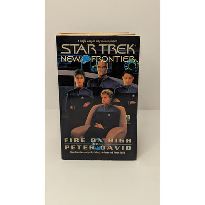 Lot of 7 Vintage Star Trek Paperbacks: New Frontiers Science Fiction Books
