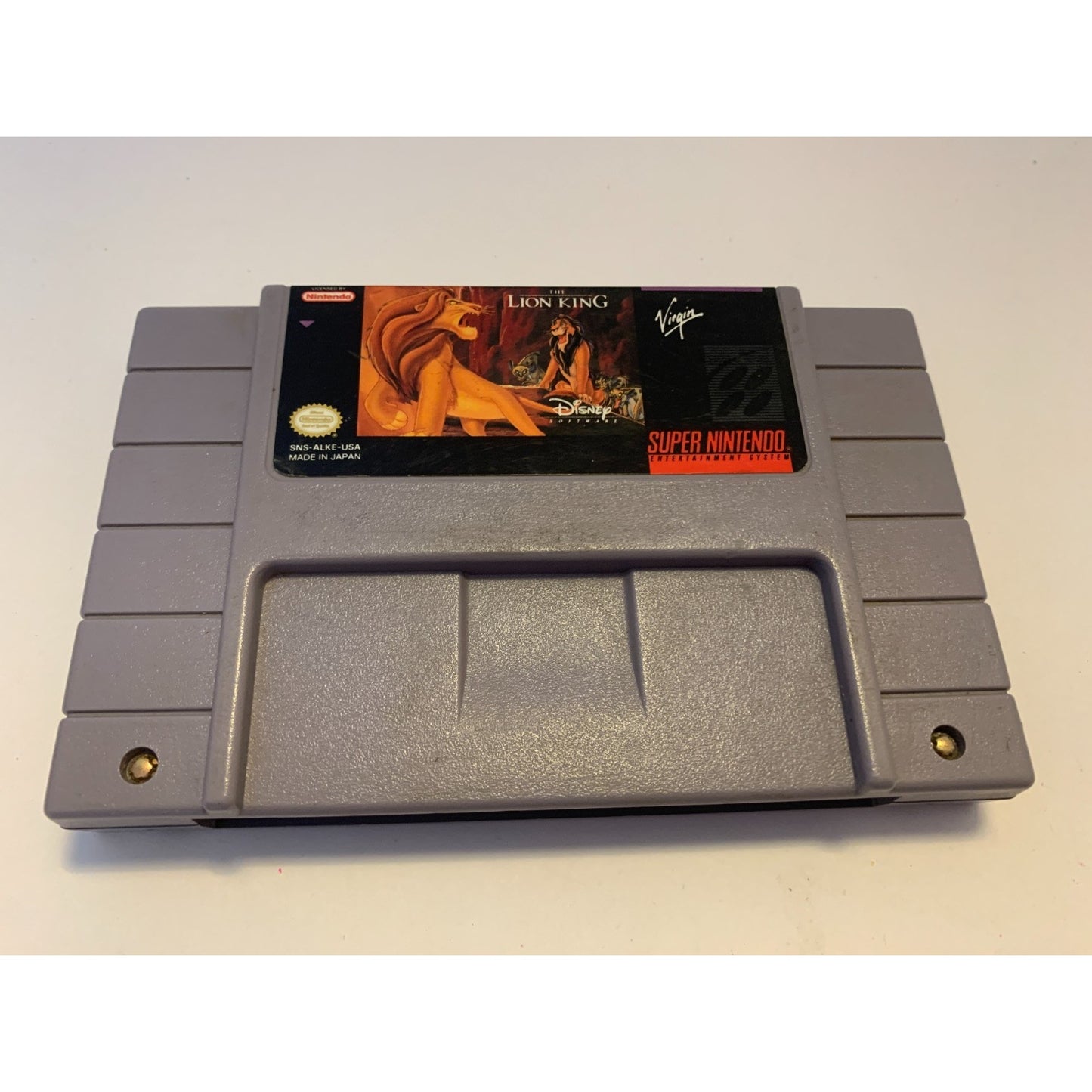 The Lion King (Super Nintendo Entertainment System, 1994) SNES Authentic Tested