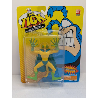 Vintage Bandai 1995 THE TICK Collectible Figure CRUSADING CHAMELEON Series 2