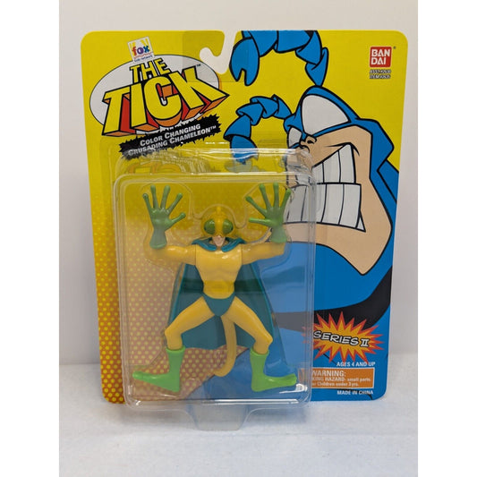 Vintage Bandai 1995 THE TICK Collectible Figure CRUSADING CHAMELEON Series 2