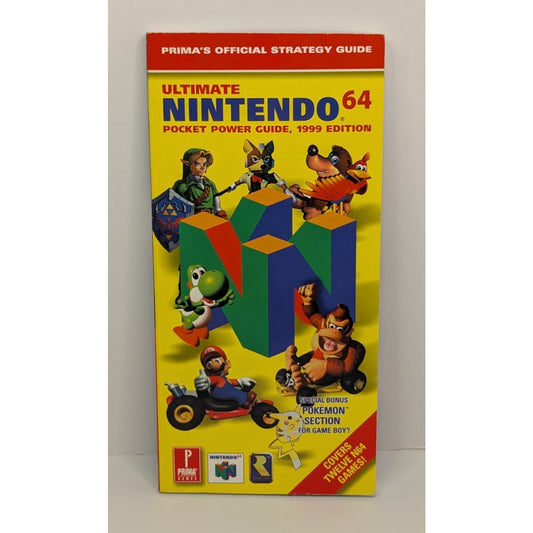 Ultimate Nintendo 64 Pocket Power Guide 1999 Edition Prima Strategy Guide