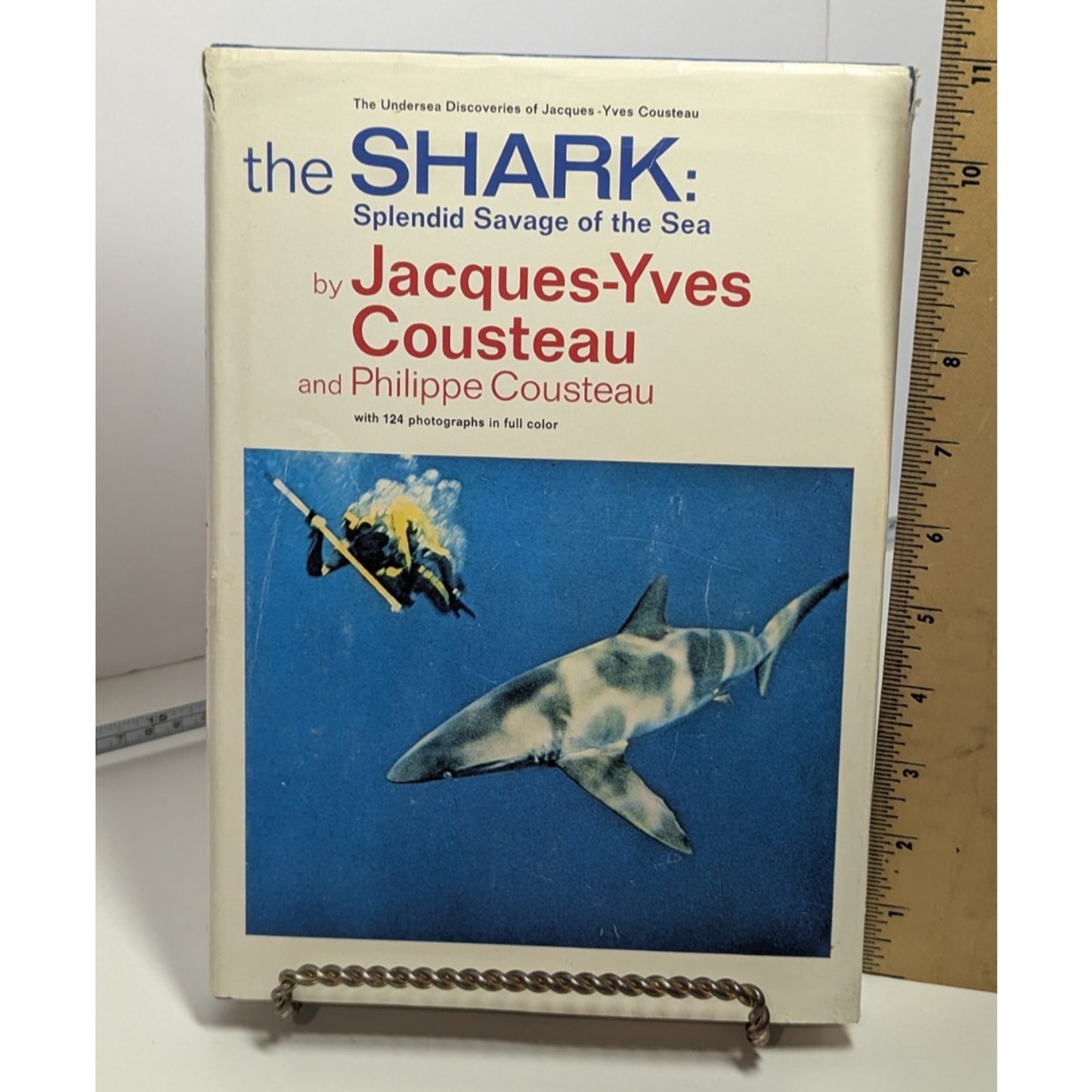 The Shark: Splendid Savage of the Sea by Jacques-Yves & Philippe Cousteau 1970