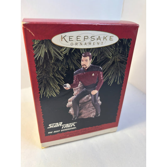 Hallmark Keepsake Ornament Star Trek Next Generation TNG William T Riker 1996