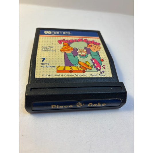 Piece O' Cake Atari 2600 7800 Game Cartridge Only 1982 US Games Tested