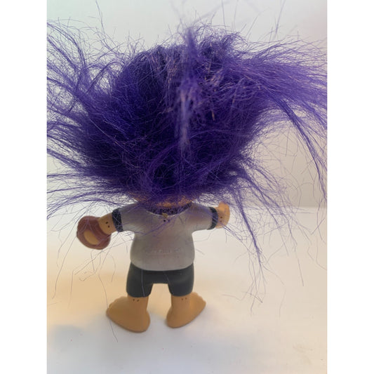 Russ 1992 Colorado Rockies Troll Doll Bendable Vintage Purple Hair Baseball