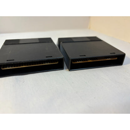 BURGERTIME & DINER Game Cartridges Intellivision Tested w/ One Original Manual