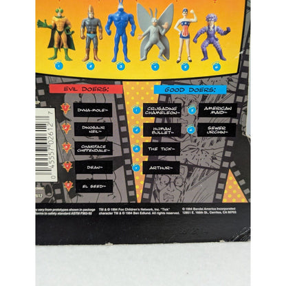 Vintage 1994 The Tick DEAN mini PVC Action Figure Figurine NEW Sealed