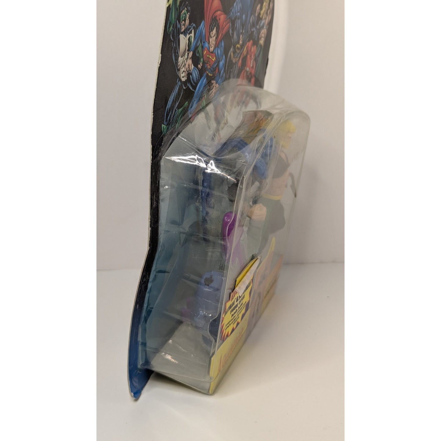 Sealed Vintag1996 Total Justice Aquaman w/Blasting Hydro Spear 5" Figure Kenner