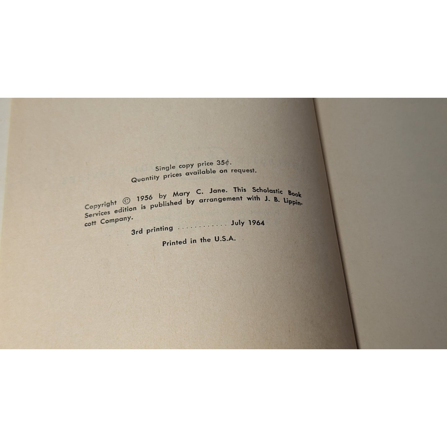 Mystery at Shadow Pond & Ghost Rock Mystery Vintage 60's Scholastic Paperback