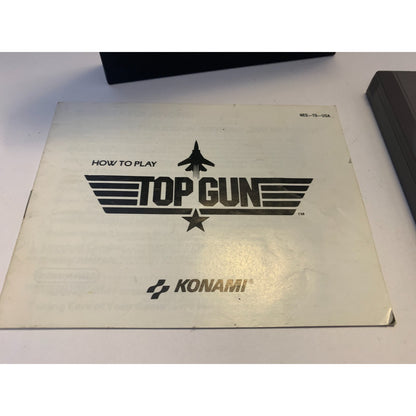 Top Gun (NES, Nintendo, 1987) w/ Manual & Sleeve Tested Working