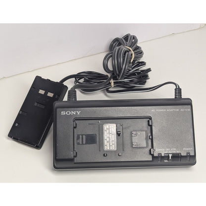 OEM Sony Camcorder Accessory Lot AC-V35A AC Power Charger Strap Lens Cap Remote