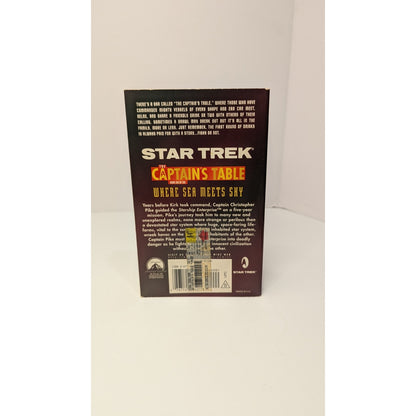 4 Vintage Star Trek The Captain's Table Paperback Books