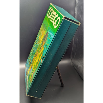 VIntage 1974 3M Bookshelf Boardgame Contigo Box 100% Complete w/Instructions