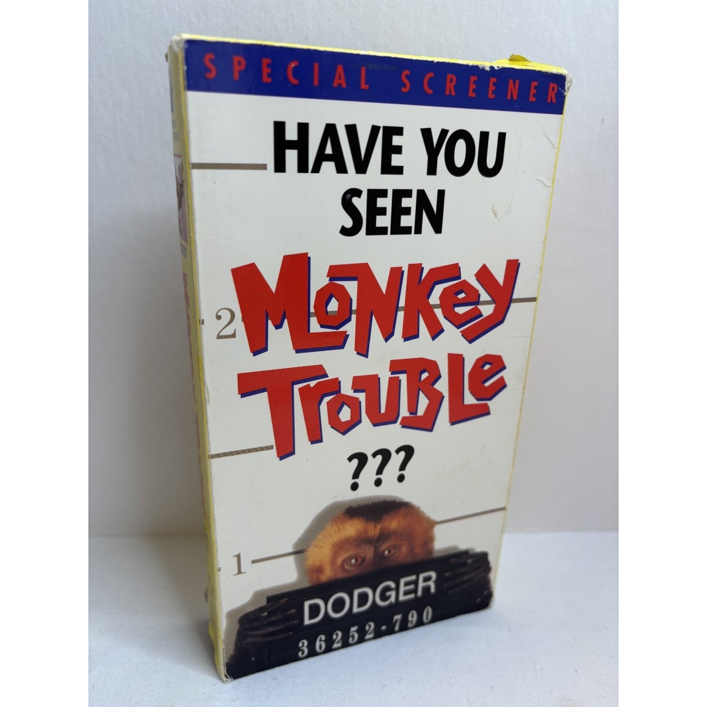 Monkey Trouble VHS Demo Promo Screener Sealed Ridley Scott Harvey Keitel 1994
