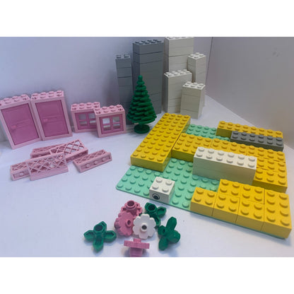 Vintage 1994 LEGO SYSTEM 345 Pink Building Set Basic For Her Incomplete