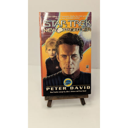 Lot of 7 Vintage Star Trek Paperbacks: New Frontiers Science Fiction Books