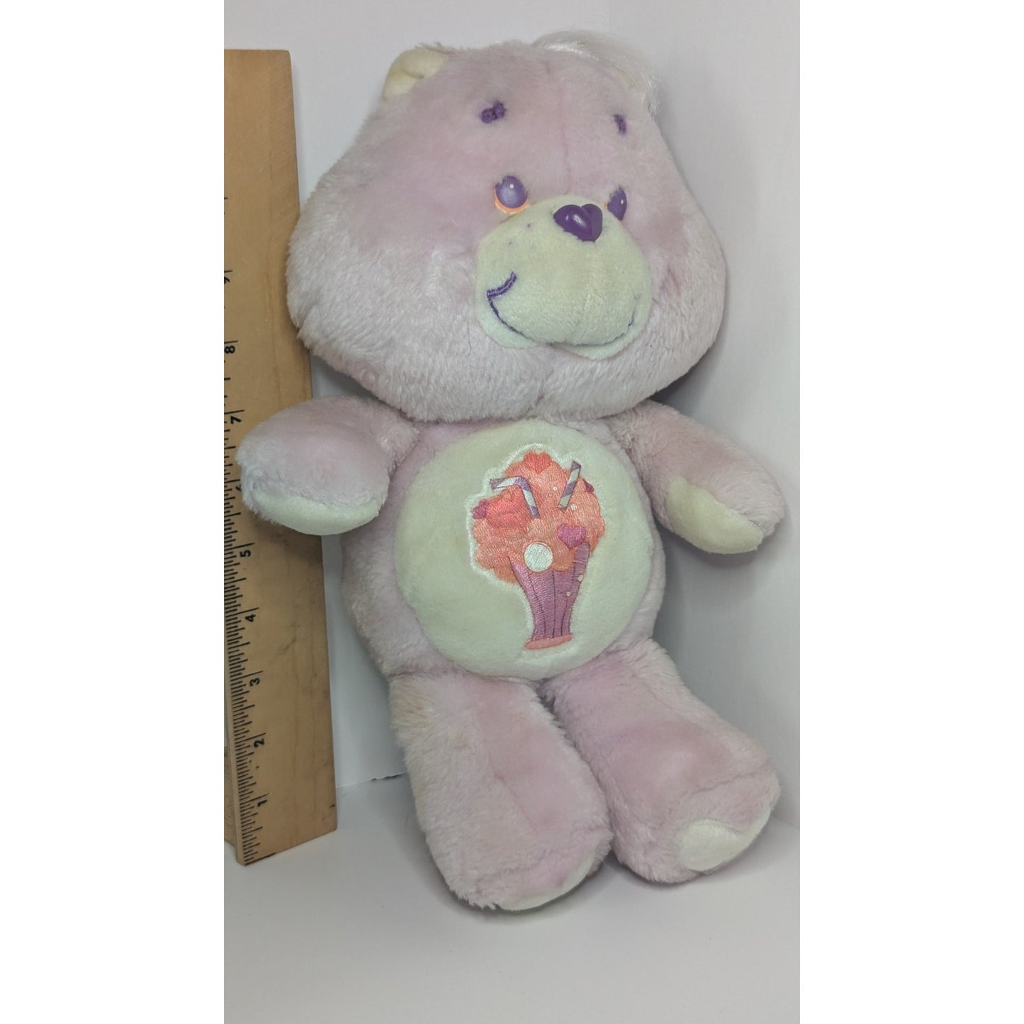 1985 Kenner/American Greetings Care Bears 13" - Share BEAR Milkshake