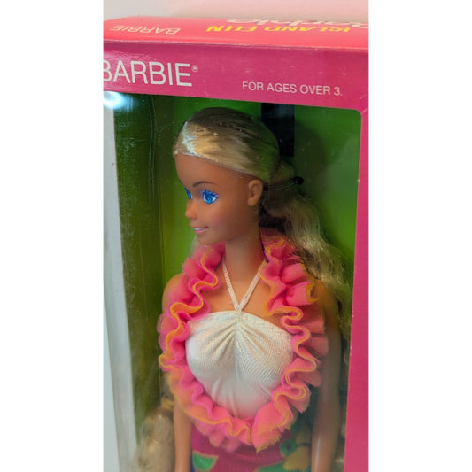 Sealed Vintage 1987 Island Fun Barbie Doll b #4061 Mattel Unopened Read