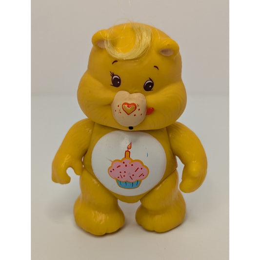Vintage 1983 AGC Kenner Care Bears Birthday Bear 3.5" Posable Figure B