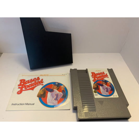 Nintendo Entertainment System (NES) Bases Loaded w/ Manual & Sleeve Tested